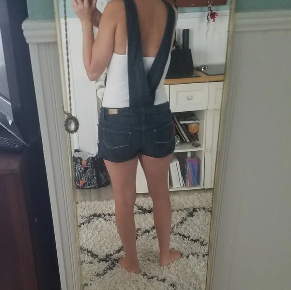 Refuge Denim overall shorts - Picture 4 of 7